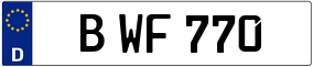 Truck License Plate